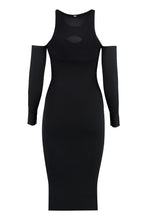 Load image into Gallery viewer, Ribbed knit midi dress

