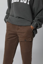 Load image into Gallery viewer, Globo stretch cotton cargo trousers
