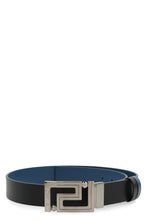Load image into Gallery viewer, Greek reversible leather belt
