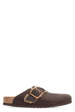 Load image into Gallery viewer, Boston Bold Shearling leather slides
