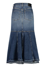 Load image into Gallery viewer, Ghirla Denim midi skirt
