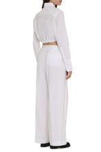Load image into Gallery viewer, Camene cropped poplin shirt
