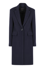 Load image into Gallery viewer, Cambogia single-breasted wool coat
