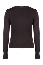 Load image into Gallery viewer, Diraspatura Crew-neck wool sweater
