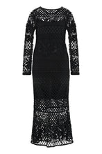Load image into Gallery viewer, Openwork-knit long dress
