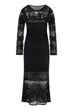 Load image into Gallery viewer, Openwork-knit long dress
