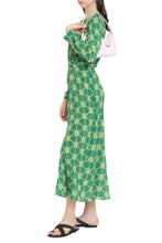 Load image into Gallery viewer, Lea printed silk shirtdress
