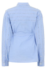 Load image into Gallery viewer, Cotton shirt with rhinestones
