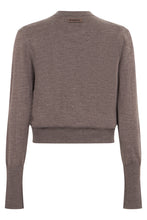 Load image into Gallery viewer, Crew neck sweater with buttons
