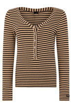 Load image into Gallery viewer, Long-sleeved striped shirt
