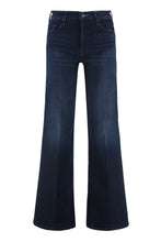 Load image into Gallery viewer, The Twister Sneak High-rise flared jeans
