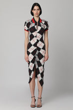 Load image into Gallery viewer, Argyle cotton blend dress
