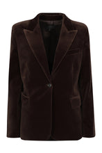 Load image into Gallery viewer, Marshal velvet blazer
