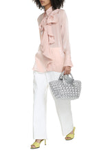 Load image into Gallery viewer, Crepe blouse with bow
