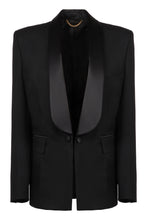 Load image into Gallery viewer, Wool blend single-breast jacket
