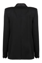 Load image into Gallery viewer, Wool blend single-breast jacket

