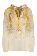 Load image into Gallery viewer, Harmony Billow printed frill blouse
