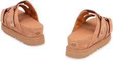 Load image into Gallery viewer, Goldenstar Hi leather slides
