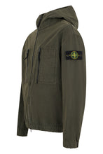 Load image into Gallery viewer, Dark Green Jacket with Hood and Zip
