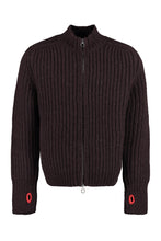 Load image into Gallery viewer, High collar zipped cardigan
