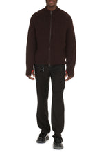 Load image into Gallery viewer, High collar zipped cardigan
