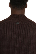 Load image into Gallery viewer, High collar zipped cardigan
