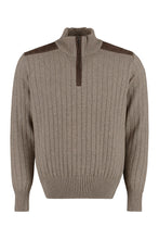 Load image into Gallery viewer, Wool and cachemire turtleneck pullover
