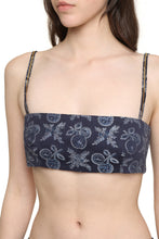 Load image into Gallery viewer, Cropped denim top
