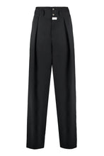 Load image into Gallery viewer, High-waist wide-leg trousers
