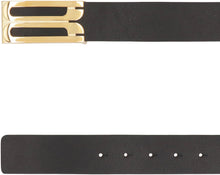 Load image into Gallery viewer, Logo buckle leather belt
