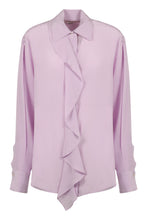 Load image into Gallery viewer, Ruffled silk blouse
