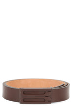 Load image into Gallery viewer, Leather belt with buckle
