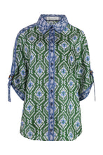 Load image into Gallery viewer, Wyle printed silk blouse
