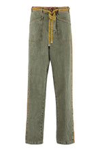Load image into Gallery viewer, High-rise straight leg jeans
