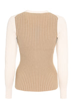 Load image into Gallery viewer, Color block cardigan

