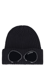 Load image into Gallery viewer, Goggle Ribbed knit beanie
