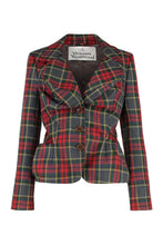 Load image into Gallery viewer, Drunken tartan jacket
