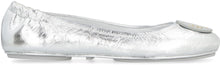 Load image into Gallery viewer, Minnie metallic leather ballet flats
