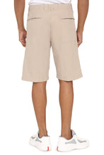 Load image into Gallery viewer, Cotton and linen bermuda-shorts
