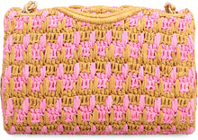 Load image into Gallery viewer, Fleming raffia shoulder bag

