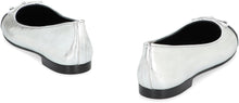 Load image into Gallery viewer, Metallic leather ballet flats
