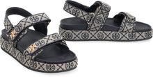 Load image into Gallery viewer, Kira fabric platform sandals
