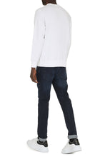 Load image into Gallery viewer, Cotton crew-neck sweatshirt with logo
