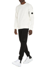 Load image into Gallery viewer, Cotton crew-neck sweatshirt with logo
