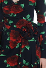 Load image into Gallery viewer, Floral print jersey dress
