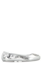 Load image into Gallery viewer, Minnie Travel metallic leather ballet flats
