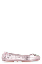 Load image into Gallery viewer, Minnie Travel metallic leather ballet flats
