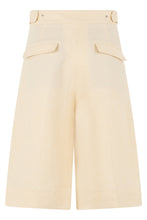Load image into Gallery viewer, High-waisted linen shorts
