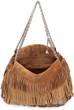 Load image into Gallery viewer, Hobo bag Fleming in suede with fringes
