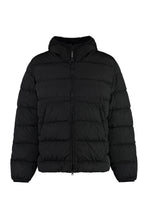 Load image into Gallery viewer, Hooded full-zip down jacket
